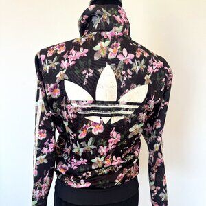 Adidas Originals Farm Rio Floralina Floral Orchid Firebird Track Jacket/Size sm